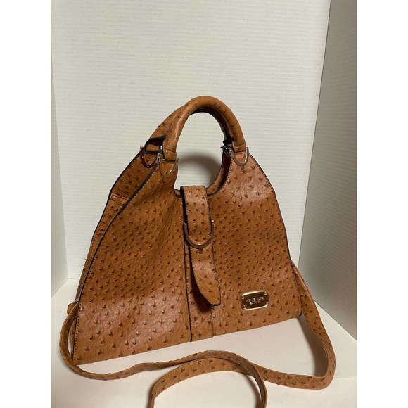 Micheal Kors Ostrich Embossed Hand or Shoulder Bag, Medium Bag - Picture 2 of 6